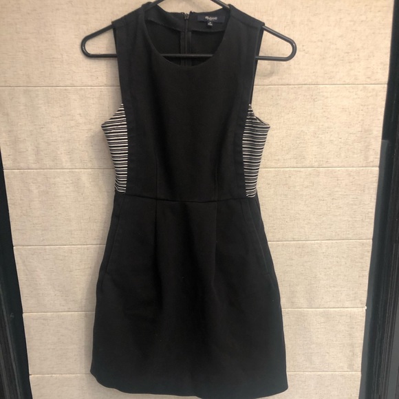 VGUC Madewell Abroad Dress in Stripe Insert - Picture 3 of 5